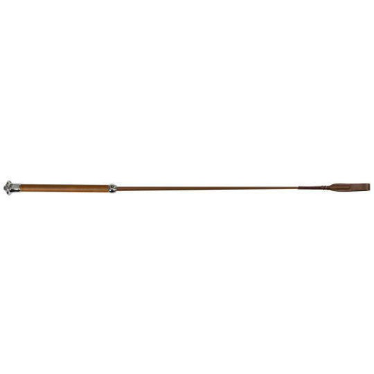 Obrázek Skokový bič s plácačkou délka 65 cm, koňaková barva, Kerbl